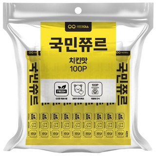 국민쮸르 치킨맛 쮸르 15g x 100개 고양이간식 츄르 추르