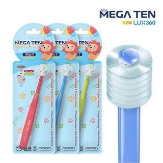 비바텍 메가텐 럭스360 1단계 유아칫솔, 1개, 핑크