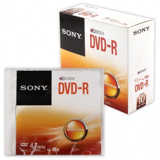 엘레무르) SONY 공DVD DVD-R 4.7GB 16x 10P DVD DVDR공디브이디-N8, 상세페이지 참조, 본상품선택