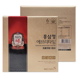 정관장 홍삼정 에브리타임 10ml x 30포 (밸런스 아님) 쇼핑백 포함, 30개, 30회분