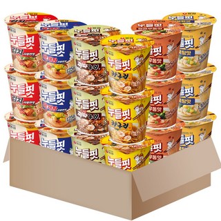 [누들핏 18개세트](육개장사발면맛3+김치사발면3+어묵탕맛3+얼큰우동맛3+짜파구리3+카구리3), 18개