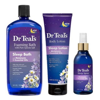 닥터틸즈 릴렉스 목욕 선물 세트 멜라토닌 슬립 블렌드 4종 샘플러, 1개, 177ml