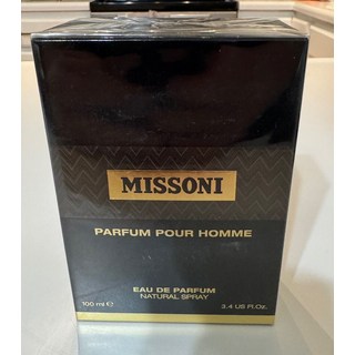 Missoni 3.4 fl.oz Men's EDP Spray Brand NEW SEALED 872154, Missoni 3.4 fl.oz Men's EDP Sp, 1개, 100ml