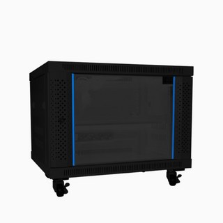 마하링크 ML-H500B 9U H500 D500 W600 슬림너트 강화유리 허브랙 통신랙, 1개