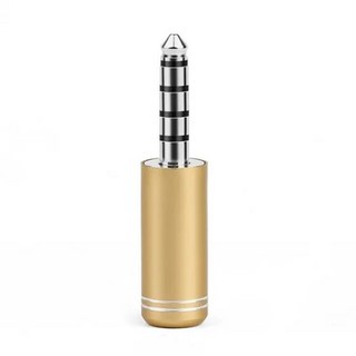 하이파이 로듐 금도금 오디오 커넥터 5극 밸런스드 인터페이스 잭 4.4mm, 탄소 섬유 소재, 가전 스피커 단자 – 10개 세트 4.4mm 5극 밸런스드