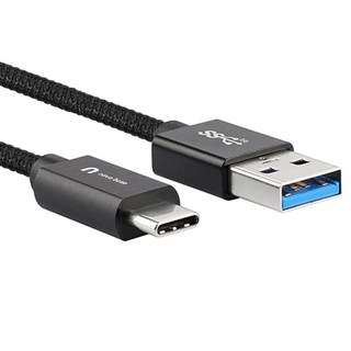 속도빠른 아이폰 카플레이 C타입 케이블 USB3.2 10Gbps, 1개, 블랙, 100cm