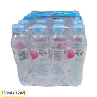 석수 먹는샘물 생수, 350ml, 120개