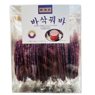 <동성무역>바삭꿔바 자색고구마맛 248g 1개