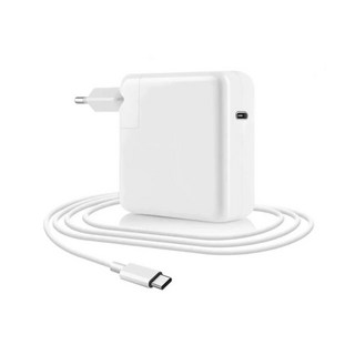 61W USB-C c타입 전원 어답터 power adaptor 애플 맥북 노트북 삼성 갤럭시 태블릿 아이폰 휴대폰 호환 어댑터 아답터 고속 충전기 20.3V 3A 2M, 1개