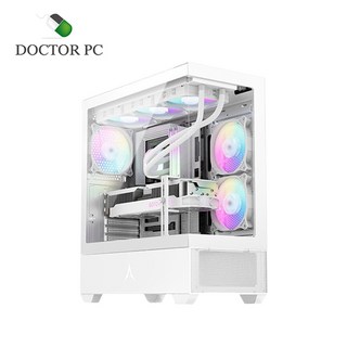 닥터PC 게이밍 데스크탑 7500F 라이젠 어항케이스 게임용 조립PC 본체 조립컴퓨터 3. 7500F+4070+32G WIN10 Home 1TB 32GB 화이트 상품 이미지