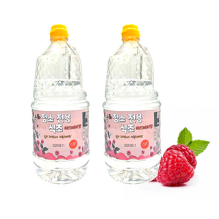 으뜸 청소용 식초 라즈베리향, 2개, 1.5L