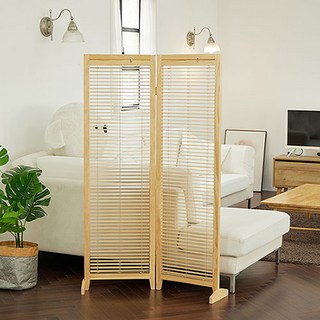까사라움 원목 블라인드 파티션 1500 2단, 화이트