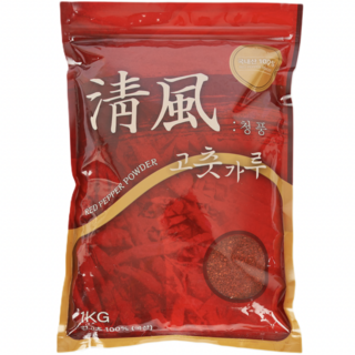 [청정지역]25년 햇 청송 고춧가루 김장용 100% 국산 HACCP 인증, 1개, 1kg