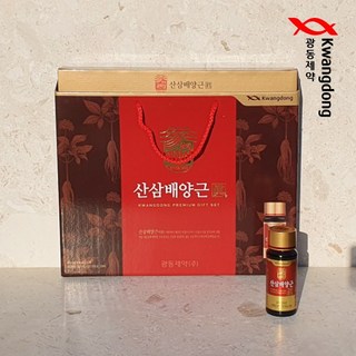 [홀수_선물세트] 광동 산삼배양근진액 100ml 12병x홀수세트선물포장 손잡이, 1.2L, 9세트