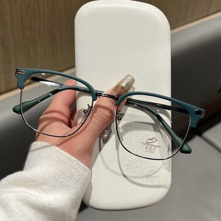 테리아 예쁜 블루라이트 차단 안경 메탈 프레임 패션 투명 안경 G518-017
