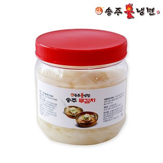 [송주불냉면] 제주 월동 무김치 1kg, 2개