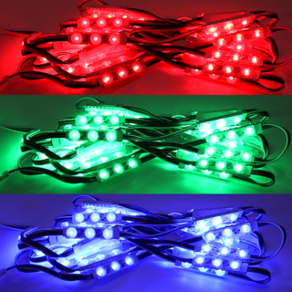 LED 3구모듈 RGB 12V 간판LED, 50개