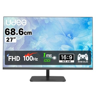 유디아 FHD 제이씨현 EDGE 유케어 VA 홈엔터 100Hz 27인치 모니터, ED2738SC-VA(무결점), 68.6cm