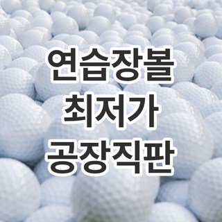 판매율1위 신제품 300개 레인지볼 연습장 골프공 스크린볼 새골프공 고퀄리티, A+, 100개