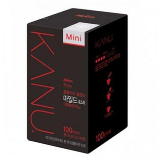 카누 미니 마일드 아메리카노 100T 1개, (매장정품) 카누 미니 마일드 아메리카노 100Tx1개, 0.9g, 100개입