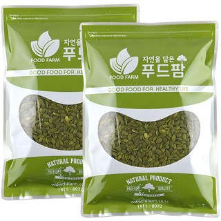푸드팜 호박씨, 2개, 1kg