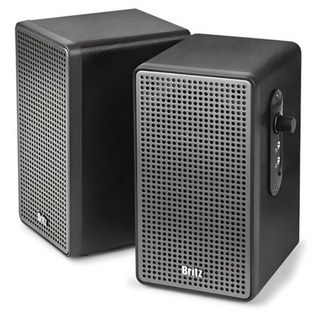 브리츠 2채널 USB 파워 데스크 스피커, bz-ms2000, Gray