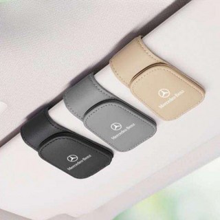 차량용 선글라스 거치대 벤츠 안경 선바이저 클립, 1개, 핑크