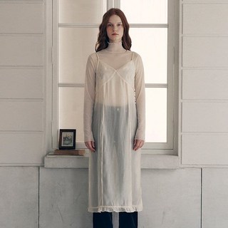 로라로라 SHEER EMBROIDERY BUSTIER ONEPIECE IVORY179259