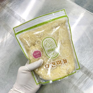 [꼭지제거] 100% 국내산 다진마늘 제조 발송 국산 간마늘, 2개, 1kg