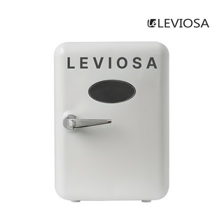 레비오사 멀티 미니 냉장고 4L LEMR-400RF 화이트 레트로 감성 다용도 가정용 화장품 냉장고