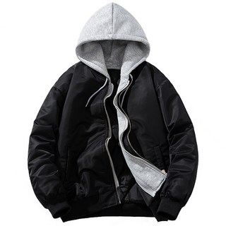 제이피엠 루즈핏 후드 항공점퍼 야구점퍼 95~115 사이즈까지 빅사이즈 후드점퍼 솜패딩 아우터 5컬러