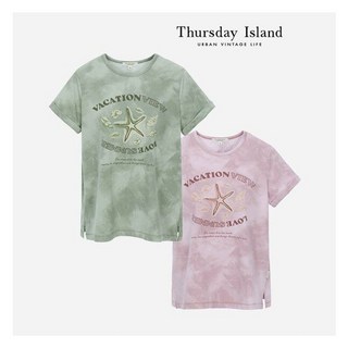 써스데이아일랜드 Thursday Island 불가사리 티셔츠(T234MTS234W) 124688