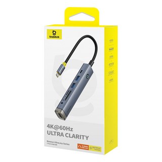 베이스어스 7in1 USB C타입 허브, 스페이스 그레이, 1개