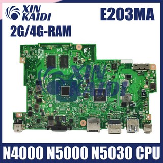 E203MA 메인 보드 ASUS E203MAH E203MAR E203MAS L203MAH 노트북 마더 N4000 N5000 N5030 2G 4G-RAM SSD-32G 64G 128, [02] UMA N4000 4GB 32G, 1개