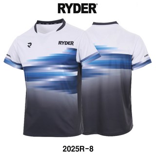 라이더 티셔츠 배드민턴 반팔 상의 남성 여성 게임웨어 화이트 블루 블랙 2025R-8