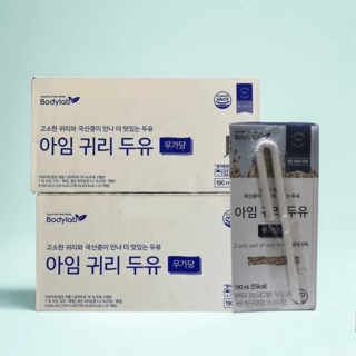 바디랩 무가당 아임귀리두유, 190ml, 48개