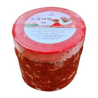 강경재성젓갈 오징어젓(실속형), 1kg, 1개