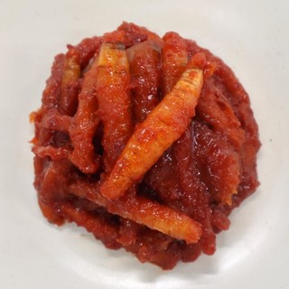 [여우마을 수제반찬] 제주품은 국산 더덕무침, 4개, 250g