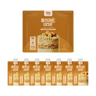 플라이밀 브라운 미숫가루 라떼 쉐이크, 45g, 7개