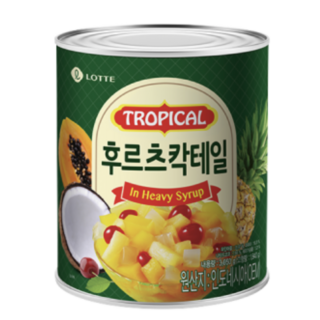 롯데 델가 후르츠 칵테일 850g, 1개