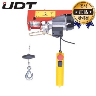 UDT 미니윈치 18m UW400 18 UW500 UW600 전동 윈치 호이스트 운반 하역, UW600-18(PA-600C), 1개
