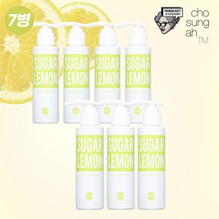 원더바스 조성아 레몬청 클렌저 슈가&레몬 7병 패키지 (120ml x7개), 7개