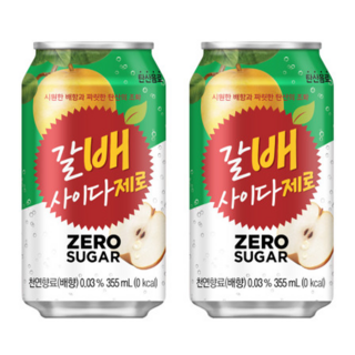 해태음료 갈배사이다 제로 355ML