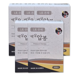 기황산업 백살압봉 1호(100매입), 5개