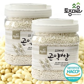 [토종마을] HACCP인증 오리지널 곤약쌀 1kg X 2개, 특대, 특대_개당 용량_상세페이지참조