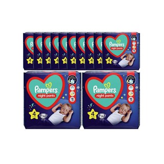 3세트 유럽산 베이비드라이 기저귀 나이트 팬티 형 3 4 5 6 7 단계 pampers 아동공용, 300매, 4단계
