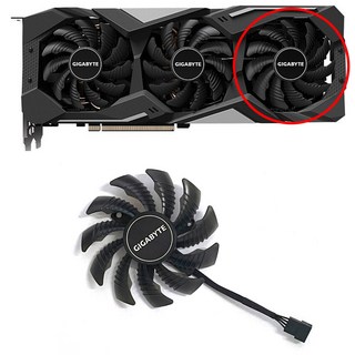 기가바이트 라데온 RX 5500 5600 5700 XT 그래픽 카드 팬 냉각용 GPU 쿨러 PLD08010S12HH 78mm DC 12V 0.35A 4 핀 RX5700, 03 1PCS, 03 1PCS
