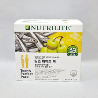 암웨이 뉴트리라이트 커스터마이즈드 틴즈 퍼펙트 팩
