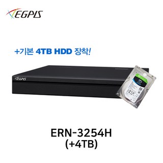 이지피스 ERN-3254H(4TB) 32채널 NVR