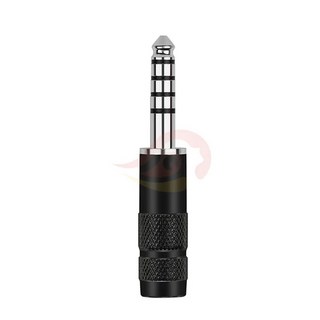 로듐 금도금 오디오 커넥터 밸런스드 인터페이스 4.4mm 잭 5 극 수컷 플매트 카펫 러그 DIY NW-WM1Z/A 헤드, [02] Black, [01] 5PCS, 01 Black Rhodium_02 5pcs